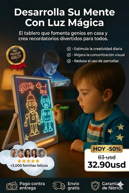Tablero magico led